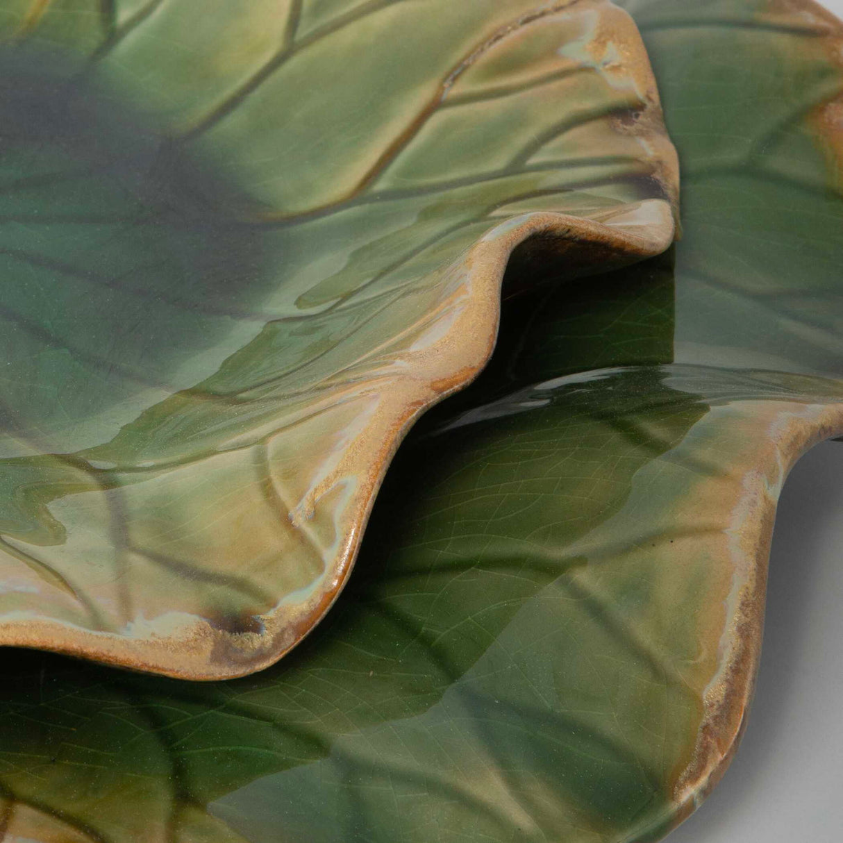 Abella - Ceramic Wall Decor, Set Of 3 - Green