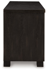 Galliden - Extra Large TV Stand - Black