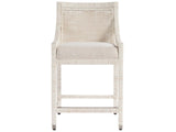 Weekender Coastal Living Home / Longboat - Counter Chair - Pearl Silver