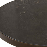 Jessenia - Stone Accent Table - Gray, Dark