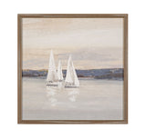 Twilight - Float Framed Print - Beige