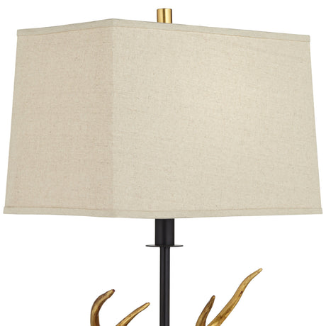 Golden Antlers - Table Lamp - Antique Gold