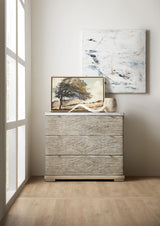 Amani - Three-Drawer Accent Chest - Gray