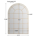 Grantola - Arched Mirror - Gold