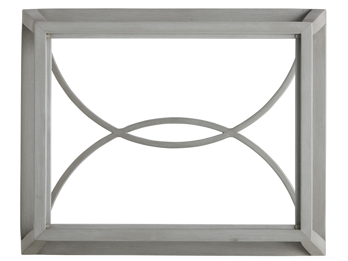 Silver Sands - Rectangular End Table - Pearl Silver