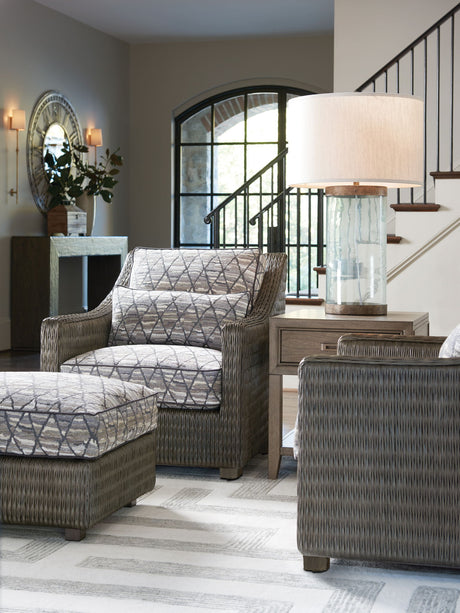 Cypress Point - Hayes Ottoman - Dark Gray / Gray