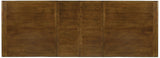 Archivist - Trestle Table With 2-18" Leaves - Dark Brown