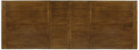 Archivist - Trestle Table With 2-18" Leaves - Dark Brown