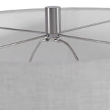Savin - Ceramic Table Lamp - Pearl Silver