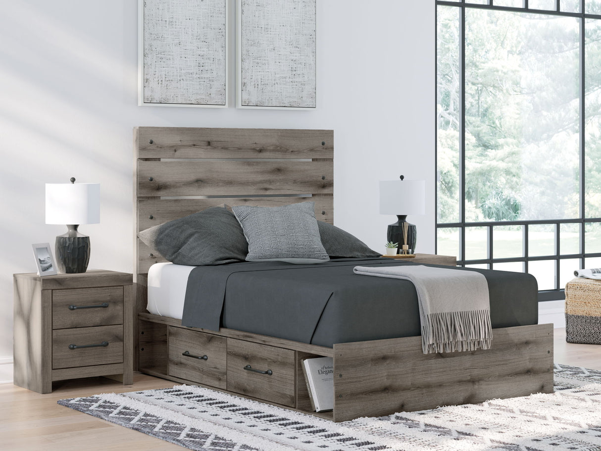 Graystorm - Panel Storage Bed