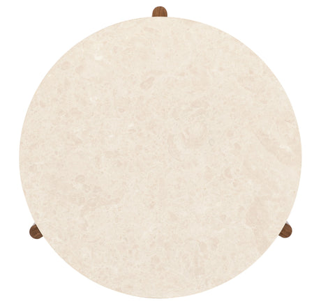 Eleana - Round Cocktail Table - Medium Wood