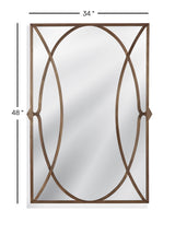 Lattice - Wall Mirror - Yellow