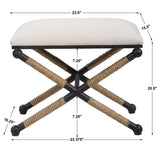 Firth - Small Bench - White