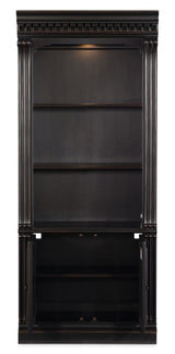 Telluride - Bunching Bookcase (With Doors) - Black
