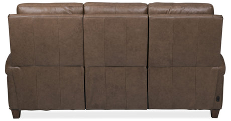 MS - Julian Zero Gravity Power Sofa with Power Headrest - Dark Brown