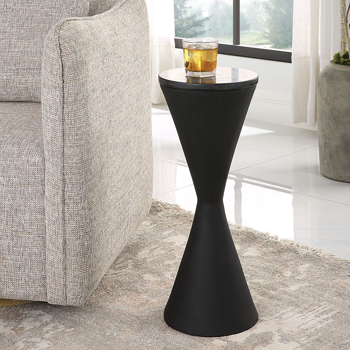 Time's Up - Hourglass Shaped Table