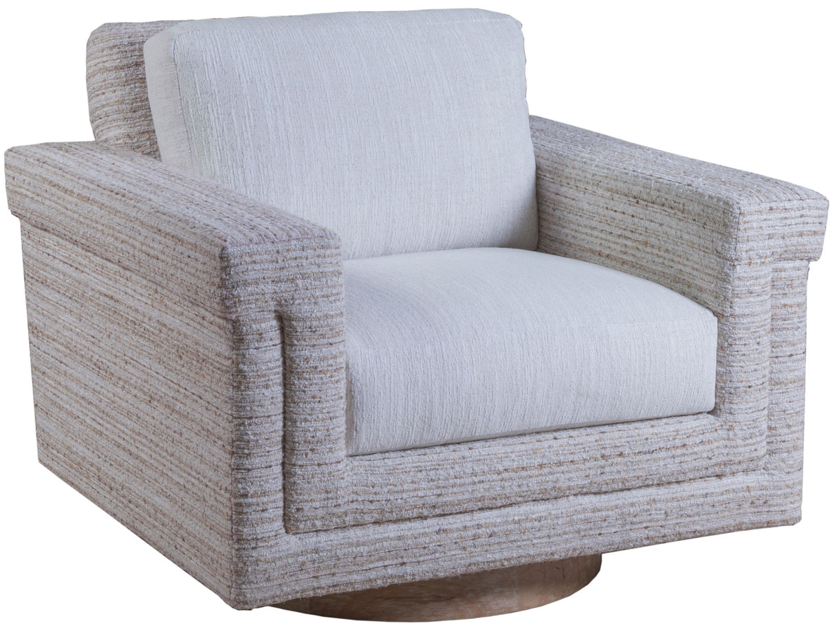 Artistica Upholstery - Lauren Swivel Chair - White