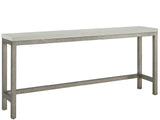 Oasis - Console With 3 Stools - Gray / Beige