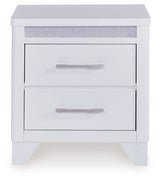 Jarlee - 4 Pc. - King Panel Bed, Dresser, Mirror And Nightstand - White