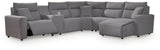 ModMax II - Salt And Pepper - Reclining Sectional