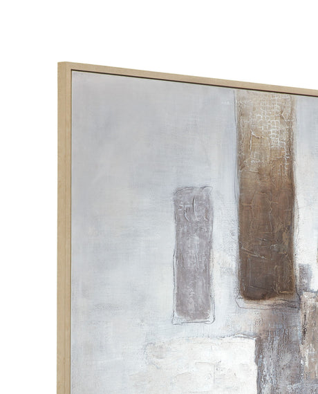 Framed Canvas Urban Stillness - Natural