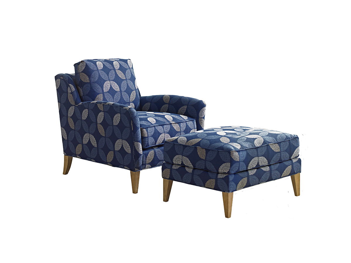 Twin Palms - Coconut Grove Ottoman