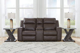 Lavenhorne - Double Reclining Loveseat With Console