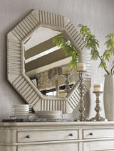 Oyster Bay - Selden Octagonal Mirror - Pearl Silver
