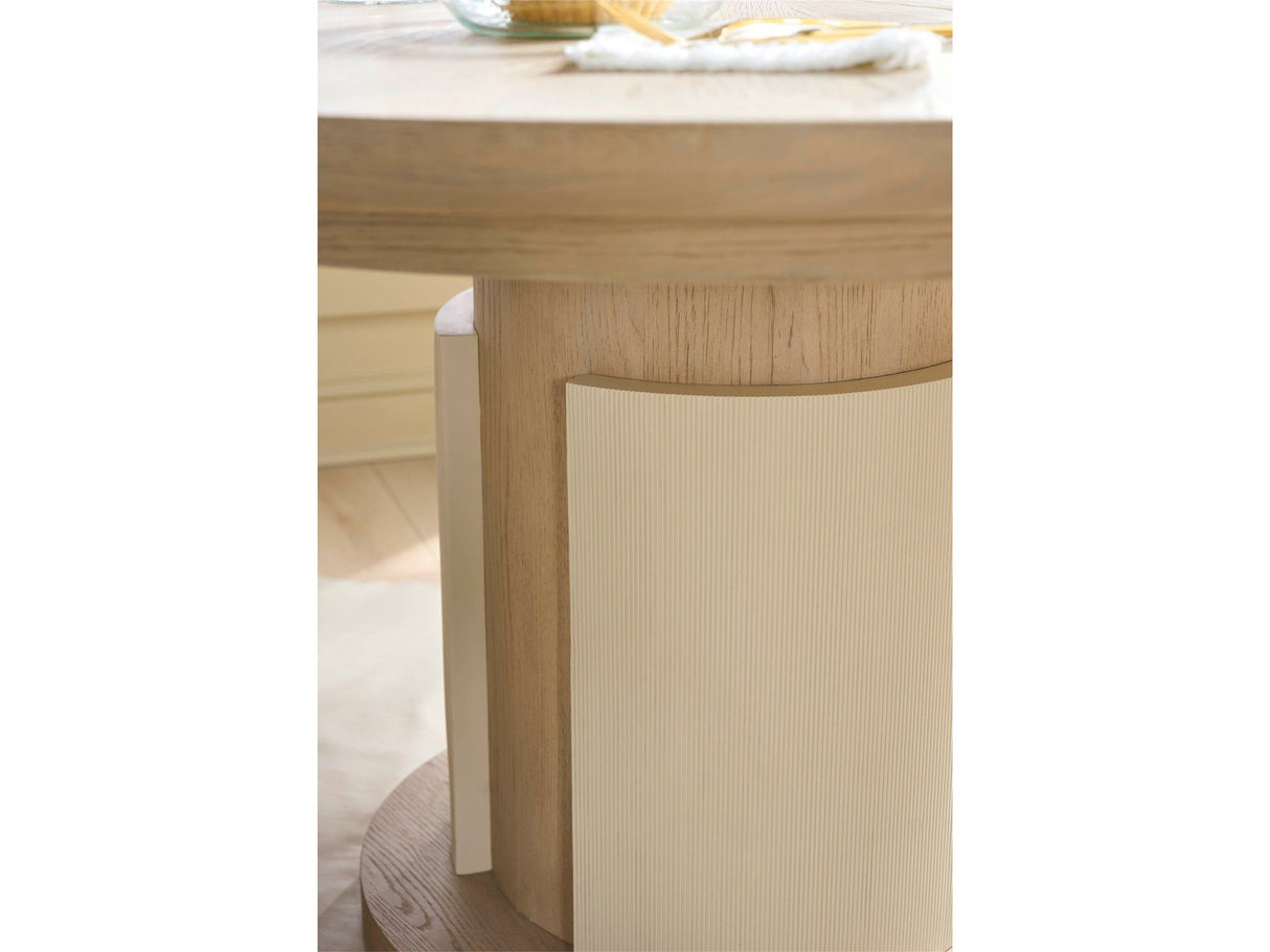 Velora - Round Dining Table - Light Brown