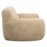 Abide - Sheepskin Accent Chair - Beige