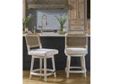 Oasis - Shoreline Swivel Counter Stool - White / Light Brown