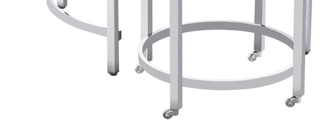 Jadyn - Round Nesting Cocktail Tables - Marble/Stone