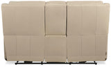 MS - Nelson Zero Gravity Power Console Loveseat With Power Headrests And Lumbar