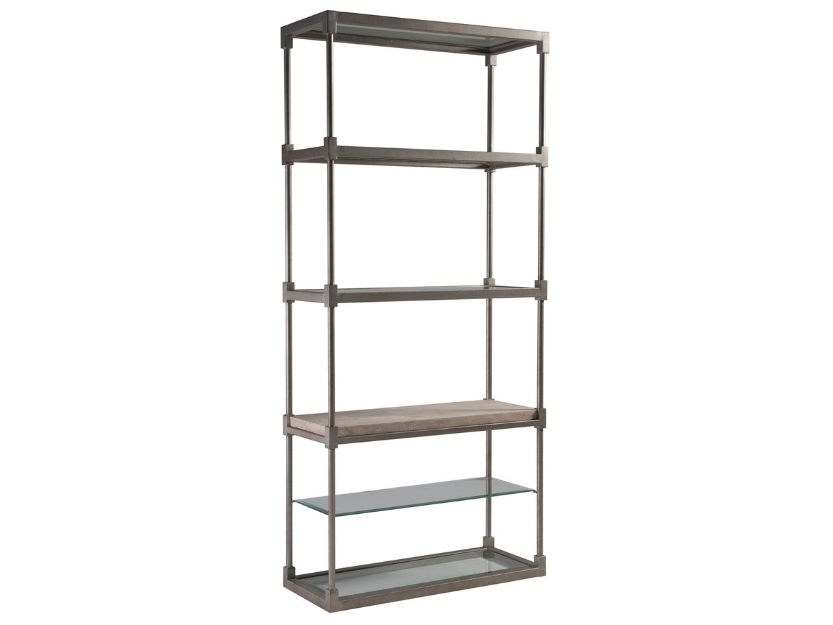 Signature Designs - Topa Etagere - Dark Gray