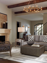 Cypress Point - Seawatch Woven Cocktail Table - Dark Brown