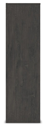 Fraluna - Charcoal - Five Drawer Chest