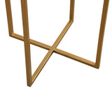 Marilee - Accent Table - Rich Green / Sleek Brushed Gold