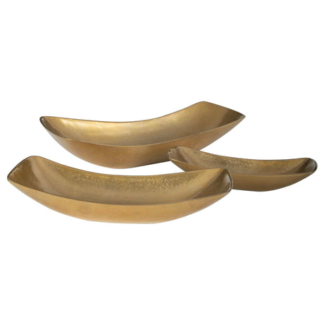 Anas - Bowls Set Of 3 - Antique Brass