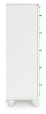 Kozlani - Five Drawer Chest - White