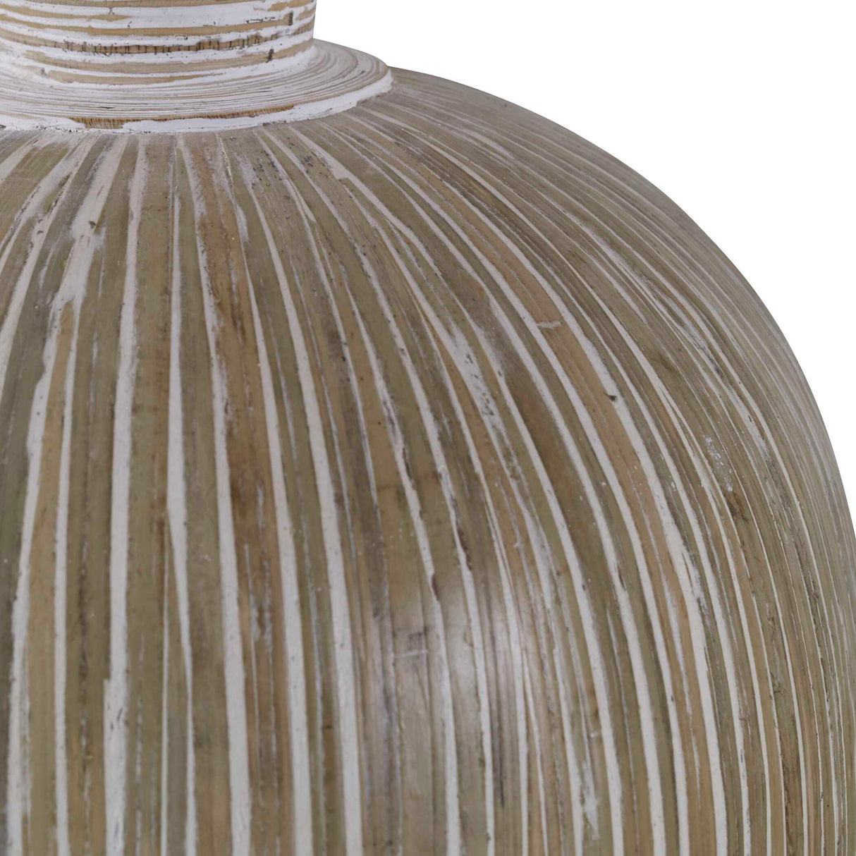 Islander - Washed Vases, Set Of 2 - White