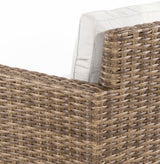 Havana - Swivel Club Glider With Self Welt - Canvas Flax