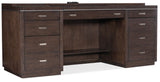 Work Your Way - House Blend Computer Credenza - Dark Brown