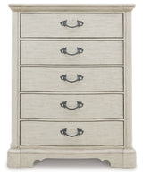 Arlendyne - Five Drawer Chest - Antique White