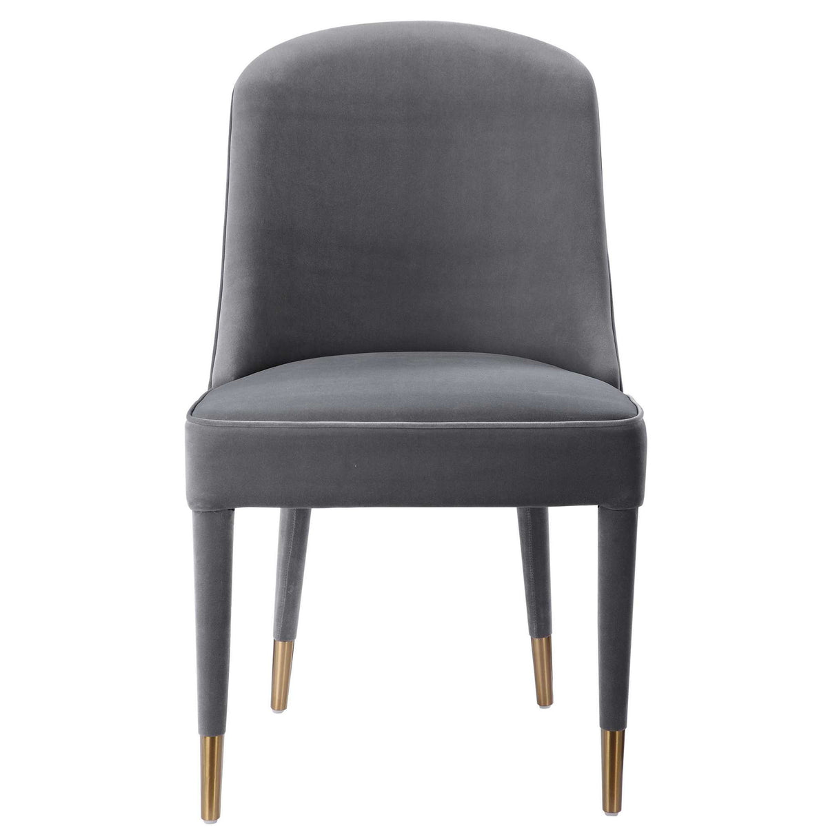 Brie - Armless Chair, Set Of 2 - Gray