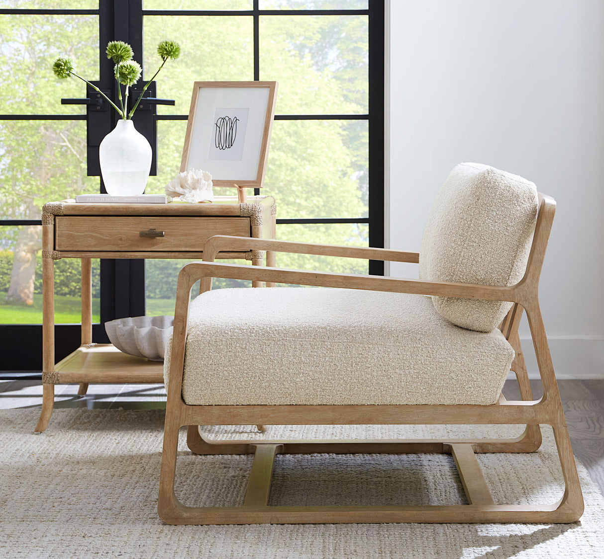 Retreat - Pole Rattan End Table