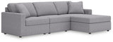 Modmax - L-Shaped Sectional - Granite