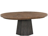Modern / Mist & Veil - Round Dining Table - Haze