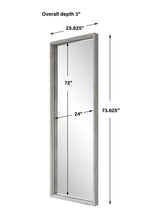 Omega - Oversized Mirror - Silver