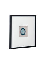 Crystal Geode Wall Art - Blue / White