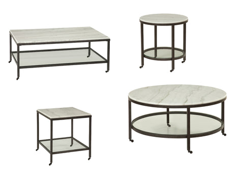 Whitman - Round End Table - White